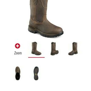 Red wing let her work boots